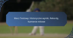 Mecz Testowy: Historyczne wyniki, Rekordy, Kamienie milowe