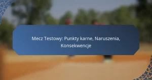 Mecz Testowy: Punkty karne, Naruszenia, Konsekwencje