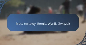 Mecz testowy: Remis, Wynik, Związek