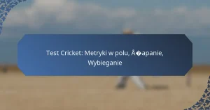 Test Cricket: Metryki w polu, Łapanie, Wybieganie