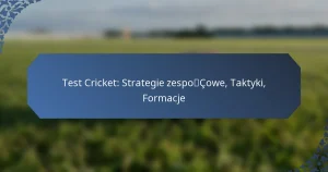 Test Cricket: Strategie zespołowe, Taktyki, Formacje